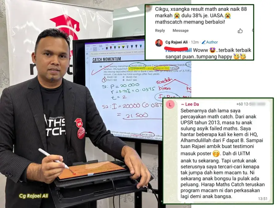 Testimoni MathsCatch
