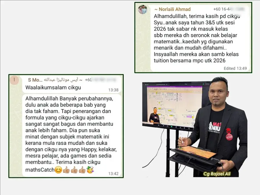Testimoni MathsCatch